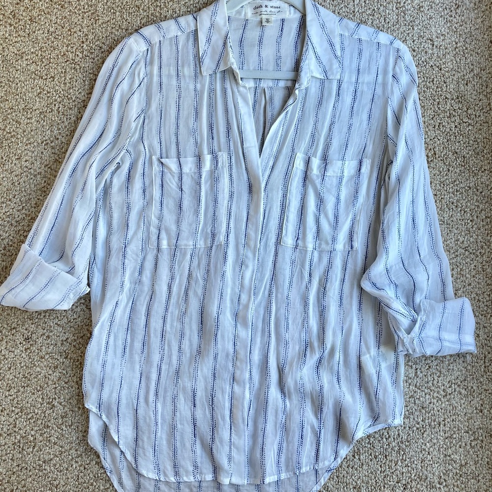 Anthropologie button-up shirt, Small